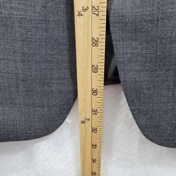 Lauren Ralph Lauren Gray 100% Wool Natural Stretch Sports Jacket Size 48R 11924 - Picture 9 of 10